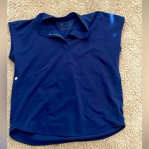 FIGS, crop sleeve, scrub top, xxs